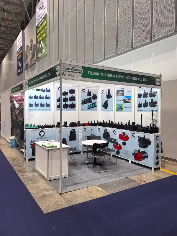 Fujian Yuanhua Pump Industry Co., Ltd. изложена во Сајгон изложбен и конгресен центар - SECC